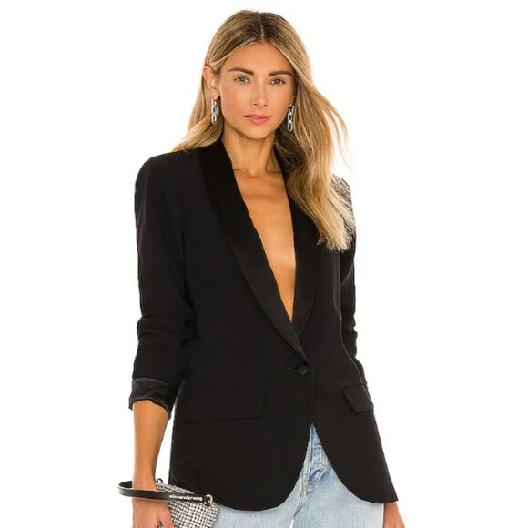 Amanda Uprichard Black Blazer